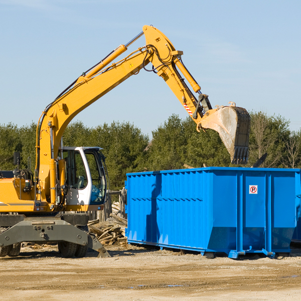 are there any restrictions on where a residential dumpster can be placed in Vacherie LA